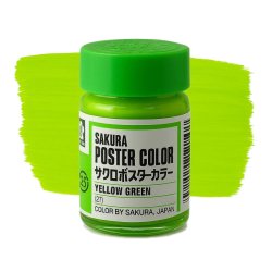 Sakura - Sakura Guaj Boya Poster Colors Yellow Green 27