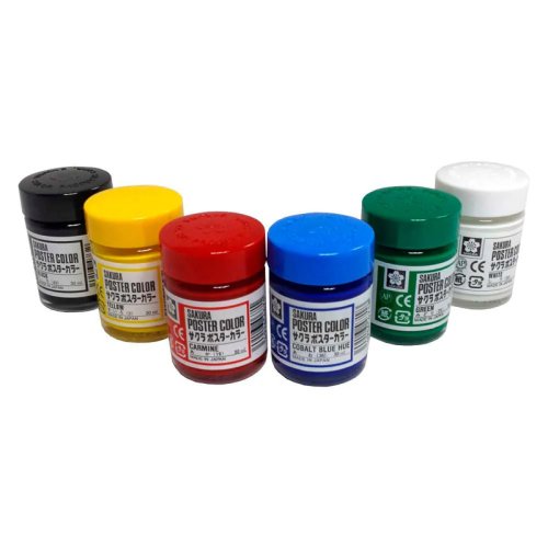 Sakura Guaj Boya Seti Poster Colors 6lı Set