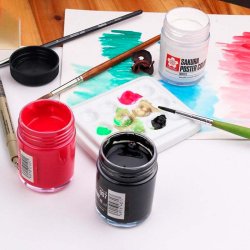Sakura Guaj Boya Seti Poster Colors 6lı Set - Thumbnail