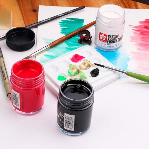 Sakura Guaj Boya Seti Poster Colors 6lı Set