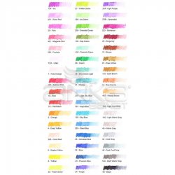 Sakura - Sakura Koi Coloring Brush Pen Fırça Uçlu Kalem 48li Set (1)