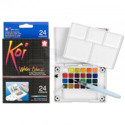Sakura - Sakura Koi Watercolours Sulu Boya Seti 24lü XNCW-24N