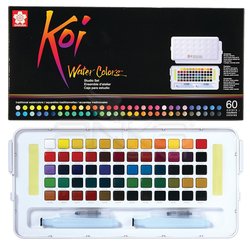 Sakura Koi Watercolours Sulu Boya Seti 60lı XNCW-60N - Thumbnail