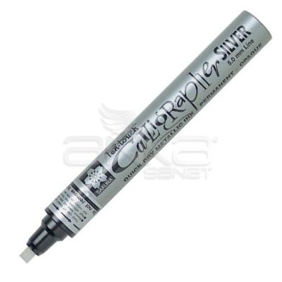 Sakura Pen Touch Calligrapher Kaligrafi Kalemi Medium Silver 5.0mm - Medium Silver