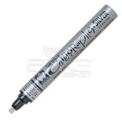 Sakura - Sakura Pen Touch Calligrapher Kaligrafi Kalemi Medium Silver 5.0mm