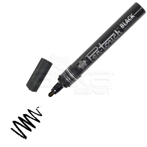Sakura Pen-touch Marker Kalem 2mm (Medium) Siyah - Siyah
