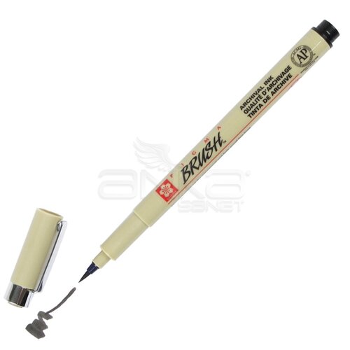 Sakura Pigma Brush Pen-Fırça Uçlu Kalem Siyah 49 - Siyah