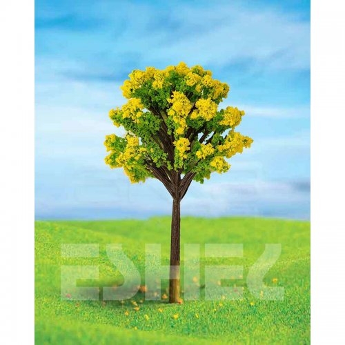 Eshel Sarı Renkli Ağaç 7 cm 2li