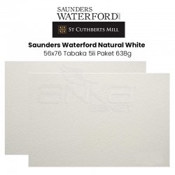 Saunders Waterford Natural White 638g 56x76 Tabaka 5li Paket - Thumbnail