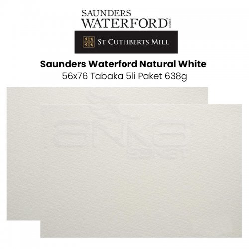 Saunders Waterford Natural White 638g 56x76 Tabaka 5li Paket