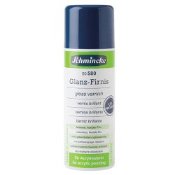 Schmincke - Schmincke Medium Gloss Varnish Uv Korumalı Parlak Sprey Vernik 300ml 50580