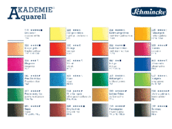 Schmincke - Schmincke Akademie Sulu Boya Set 24 Renk 1/2 Tablet 75 424 (1)