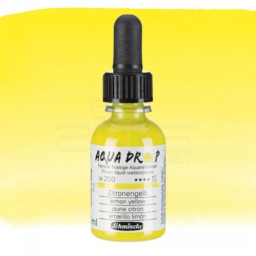 Schmincke Aqua Drop Sıvı Sulu Boya 30ml 200 Lemon Yellow