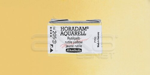Schmincke Horadam Aquarell 1/1 Tablet 205 Rutile Yellow seri seri 3 - 205 Rutile Yellow seri