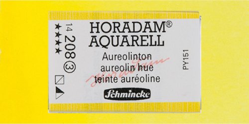 Schmincke Horadam Aquarell 1/1 Tablet 208 Aureolin Modern seri 3