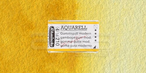 Schmincke Horadam Aquarell 1/1 Tablet 210 Gamboge Gum Modern seri 4 - 210 Gamboge Gum Modern