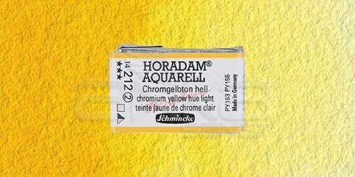 Schmincke Horadam Aquarell 1/1 Tablet 212 Chrome Yellow Light seri 2 - 212 Chrome Yellow Light