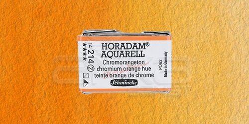 Schmincke Horadam Aquarell 1/1 Tablet 214 Chrome Orange seri 2 - 214 Chrome Orange