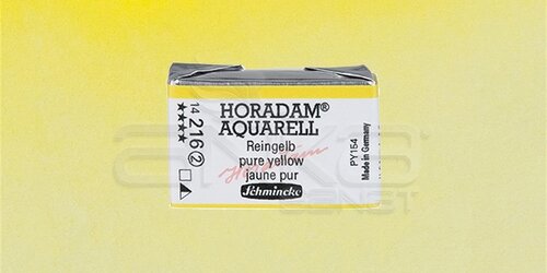 Schmincke Horadam Aquarell 1/1 Tablet 216 Pure Yellow seri 2 - 216 Pure Yellow
