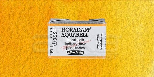 Schmincke Horadam Aquarell 1/1 Tablet 220 Indian Yellow seri 2