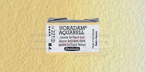 Schmincke Horadam Aquarell 1/1 Tablet 221 Brilliant Yellow Dark seri 2 - 221 Brilliant Yellow Dark