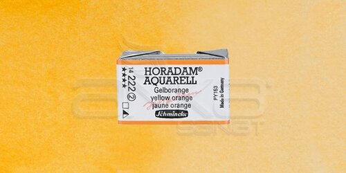 Schmincke Horadam Aquarell 1/1 Tablet 222 Yellow Orange seri 2 - 222 Yellow Orange