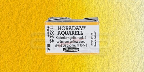 Schmincke Horadam Aquarell 1/1 Tablet 226 Cadmium Yellow Deep seri 3 - 226 Cadmium Yellow Deep
