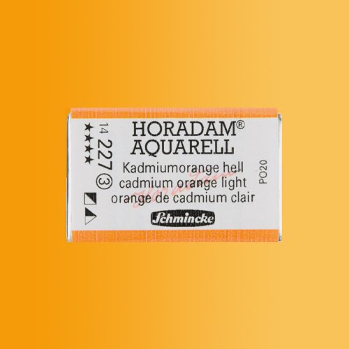 Schmincke Horadam Aquarell 1/1 Tablet 227 Cadmium Orange Light seri 3