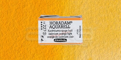 Schmincke Horadam Aquarell 1/1 Tablet 227 Cadmium Orange Light seri 3 - 227 Cadmium Orange Light