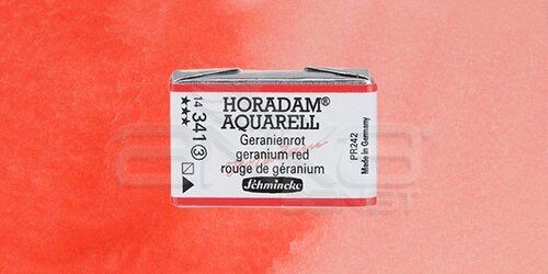 Schmincke Horadam Aquarell 1/1 Tablet 341 Geranium Red seri 3 - 341 Geranium Red