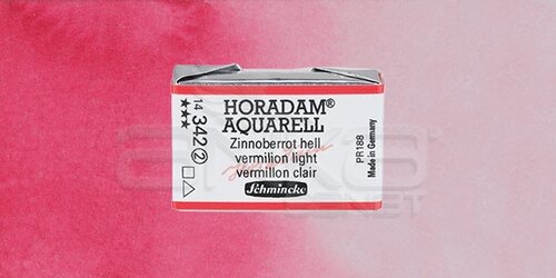 Schmincke Horadam Aquarell 1/1 Tablet 342 Vermilion Light seri 2 - 342 Vermilion Light