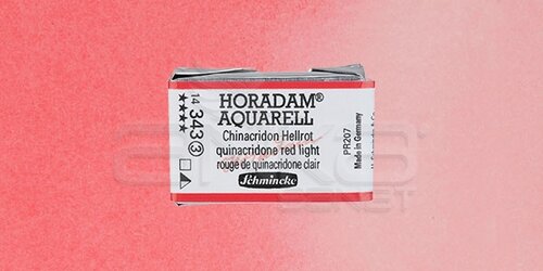 Schmincke Horadam Aquarell 1/1 Tablet 343 Quinacridone Red Light seri 3 - 343 Quinacridone Red Light