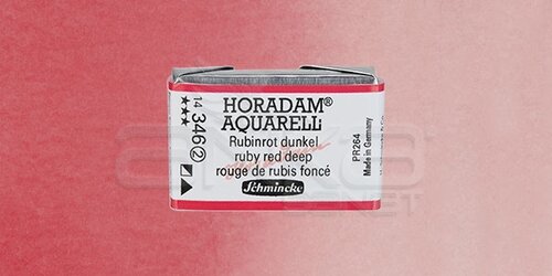 Schmincke Horadam Aquarell 1/1 Tablet 346 Ruby Red Deep seri 2 - 346 Ruby Red Deep