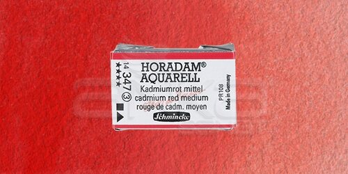 Schmincke Horadam Aquarell 1/1 Tablet 347 Cadmium Red Middle seri 3 - 347 Cadmium Red Middle
