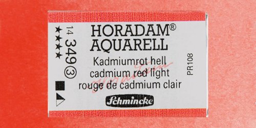 Schmincke Horadam Aquarell 1/1 Tablet 349 Cadmium Red Light seri 3