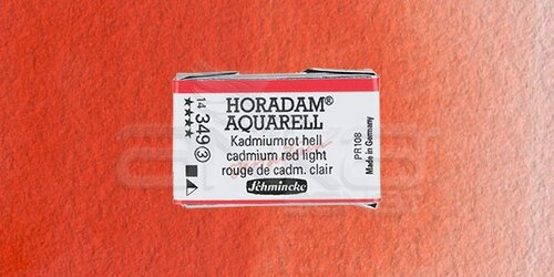 Schmincke Horadam Aquarell 1/1 Tablet 349 Cadmium Red Light seri 3 - 349 Cadmium Red Light