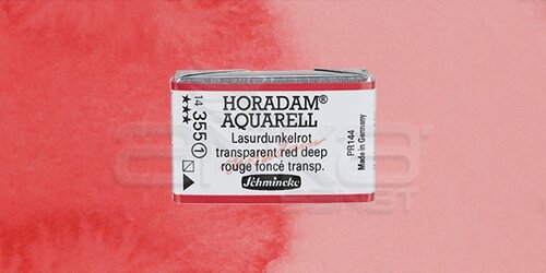 Schmincke Horadam Aquarell 1/1 Tablet 355 Transparent Red Deep seri 1 - 355 Transparent Red Deep