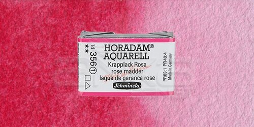 Schmincke Horadam Aquarell 1/1 Tablet 356 Rose Madder seri 1 - 356 Rose Madder