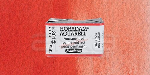 Schmincke Horadam Aquarell 1/1 Tablet 361 Permanent Red seri 3 - 361 Permanent Red