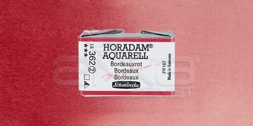 Schmincke Horadam Aquarell 1/1 Tablet 362 Bordeaux seri 2 - 362 Bordeaux