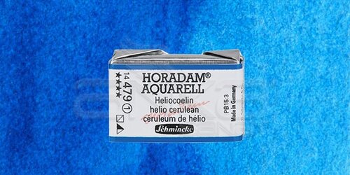 Schmincke Horadam Aquarell 1/1 Tablet 479 Helio Cerulean seri 1 - 479 Helio Cerulean