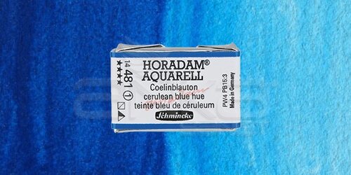 Schmincke Horadam Aquarell 1/1 Tablet 481 Cerulean Blue Tone seri 1