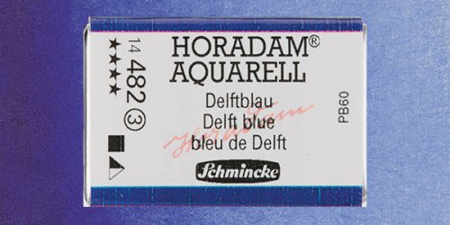 Schmincke Horadam Aquarell 1/1 Tablet 482 Delft Blue seri 3
