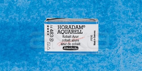 Schmincke Horadam Aquarell 1/1 Tablet 483 Cobalt Azure seri 4 - 483 Cobalt Azure