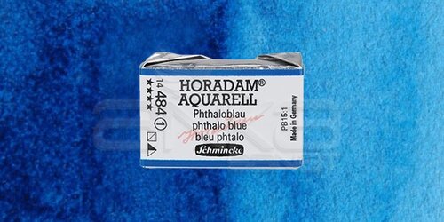 Schmincke Horadam Aquarell 1/1 Tablet 484 Phthalo Blue seri 1