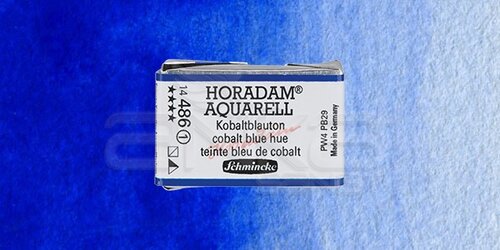 Schmincke Horadam Aquarell 1/1 Tablet 486 Cobalt Blue Tone seri 1 - 486 Cobalt Blue Tone
