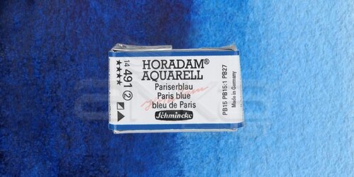 Schmincke Horadam Aquarell 1/1 Tablet 491 Paris Blue seri 2 - 491 Paris Blue