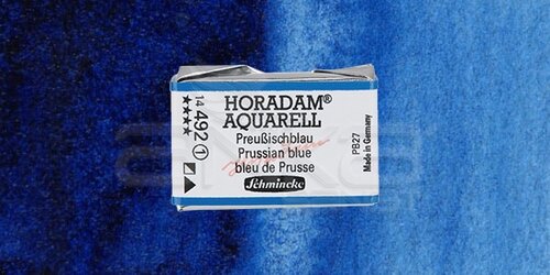 Schmincke Horadam Aquarell 1/1 Tablet 492 Prussian Blue seri 1