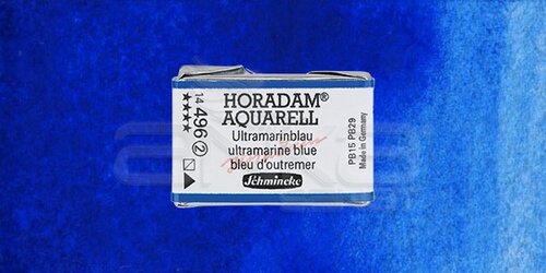 Schmincke Horadam Aquarell 1/1 Tablet 496 Ultramarine Blue seri 2 - 496 Ultramarine Blue