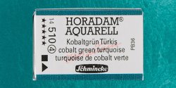 Makin's Clay - Schmincke Horadam Aquarell 1/1 Tablet 510 Cobalt Green Turquoise seri 4